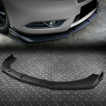 Front lip universal gloss black