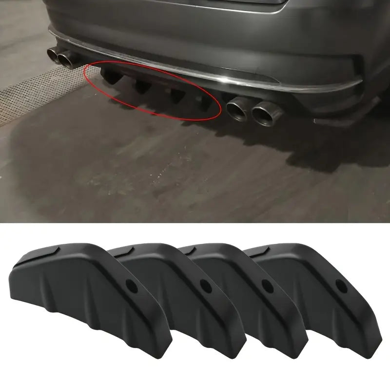 Rear diffuser universal black