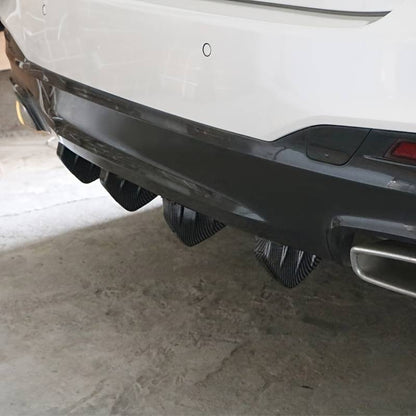 Rear diffuser universal black