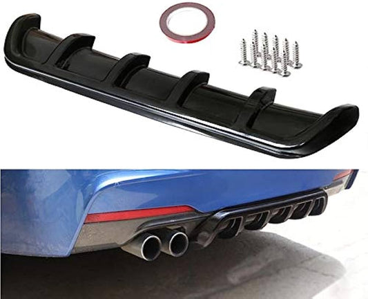 Rear diffuser universal gloss black