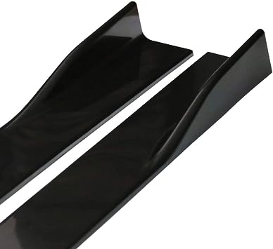 Side skirt universal gloss black