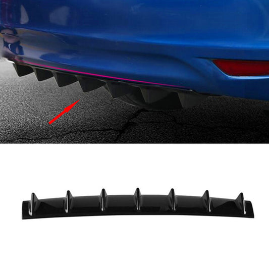 Rear diffuser universal gloss black