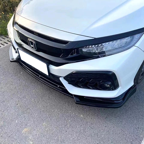 Front lip universal gloss black