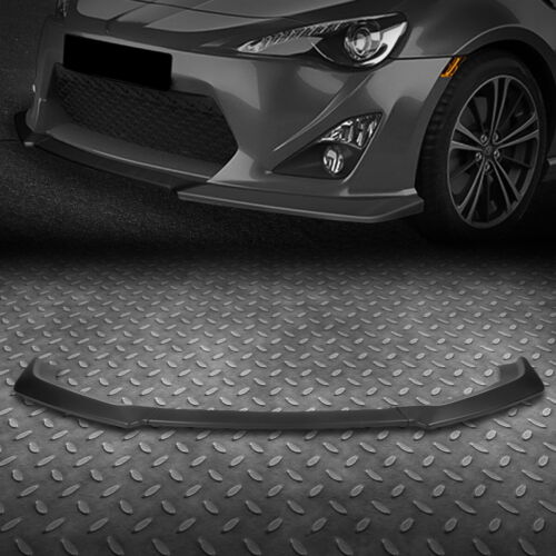 Front lip adjustable matte black